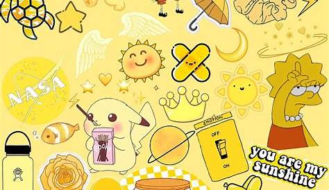 Cute Aesthetic Yellow Wallpapers Wallpaper Cave