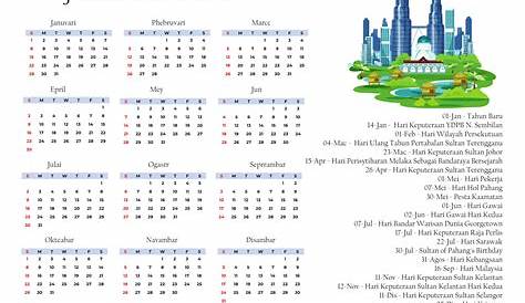 Johor Cuti Umum Kalendar 2023 ️