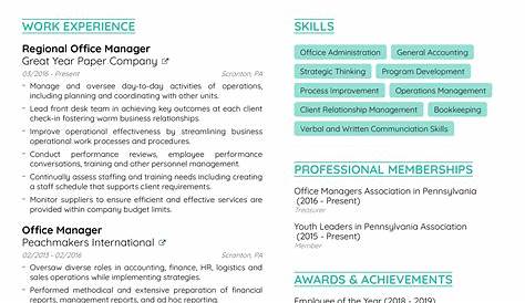 Free IT Manager CV template 2