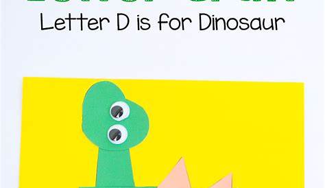 Printable letter d crafts dinosaur Letter d crafts