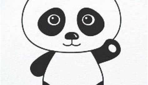 Einfach Kawaii Panda Zeichnen / Niedlichen Und Zarten Bar Panda Kawaii