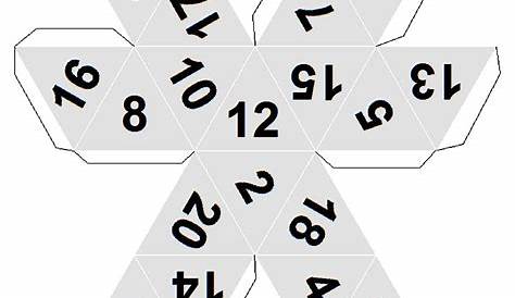 20 Sided Dice Vector at Vectorified.com | Collection of 20 Sided Dice