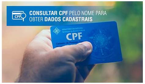 Consultar CPF pelo nome para obter dados cadastrais - Consultas Prime