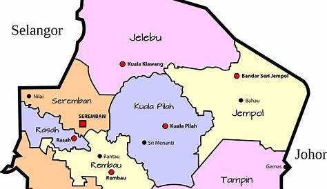 Map of Negeri Sembilan State – Visit Selangor
