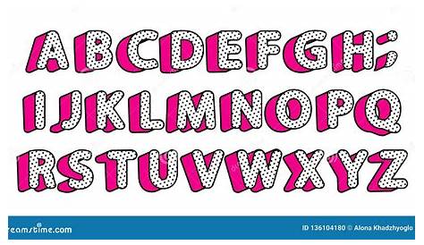 Letters in style lol doll surprise Royalty Free Vector Image