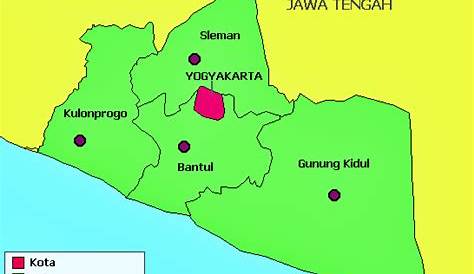 Peta Yogyakarta || Penjelasan Lengkap - Sindunesia