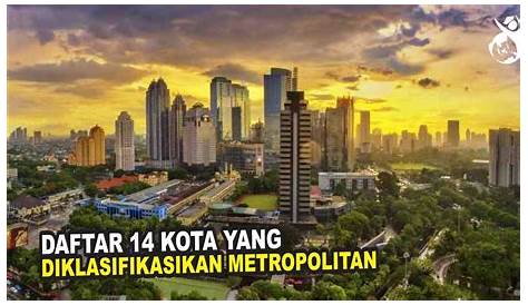 Daftar wilayah metropolitan di Indonesia