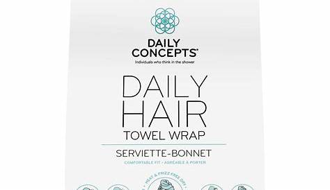 Daily Hair Towel Wrap by Daily Concepts luxury Spa goods DAILY CONCEPTS