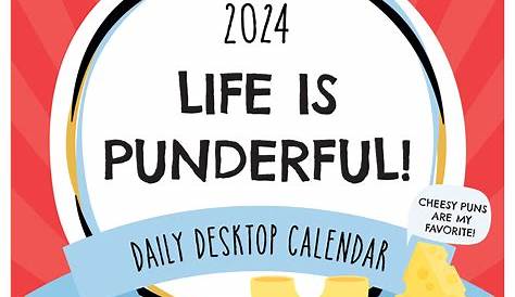 2024 Puns of Fun Daily Boxed PageADay Fun & Humor Calendars by