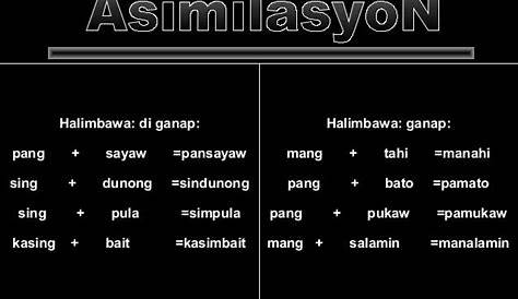May Dalawang Uri NG Asimilasyon Parsyal at Ganap Na Asimilasyon | PDF