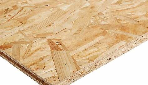 Dalle Osb 18 Mm Castorama OSB3 L.169xl.63,4cm Épaisseur mm Plancher