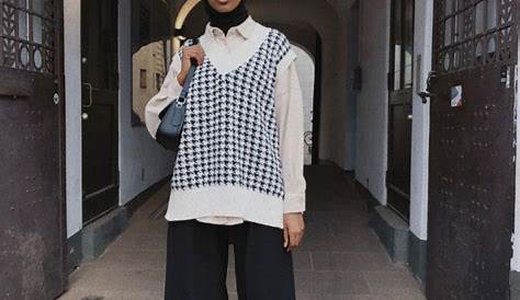 Dark Academia Outfit Hijab