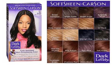 Dark And Lovely Hair Color Chart