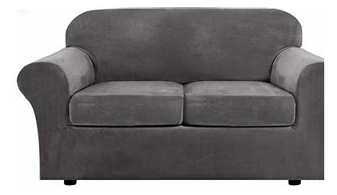 Dark grey loveseat sofa – with soft upholstery | | Founterior