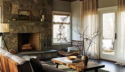 He Wants Dark, Rustic Decor But She Really Doesn’t | Cabin living room