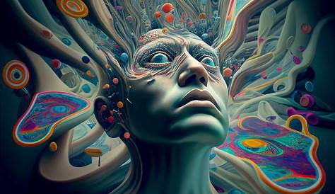 Trippy Dark Psychedelic Art