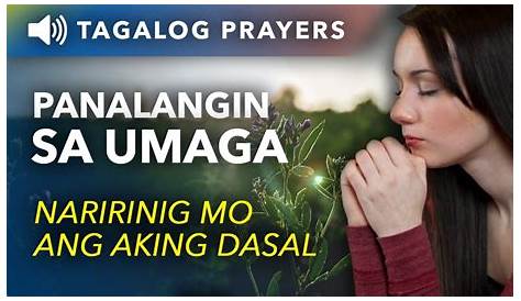 Panalangin sa Umaga Pagkagising | Morning Prayer Tagalog | Dasal sa