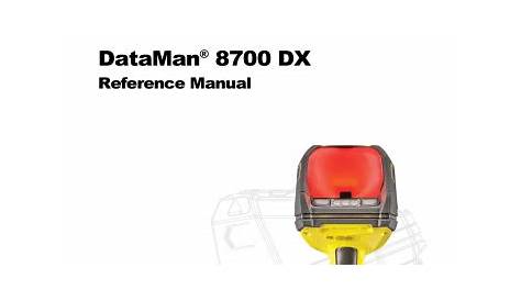 COGNEX DATAMAN 8700 DX REFERENCE MANUAL Pdf Download ManualsLib