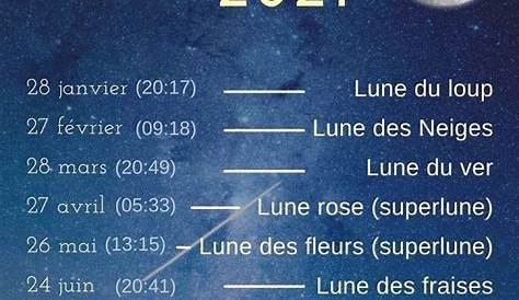Prochaine Pleine Lune Juin 2021 - Pleine Lune 2021 Dates Et Rites Pour