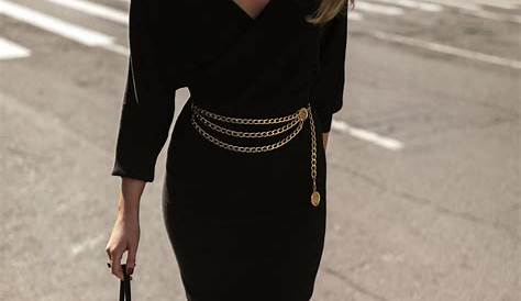 Date Night Outfit Black Dress