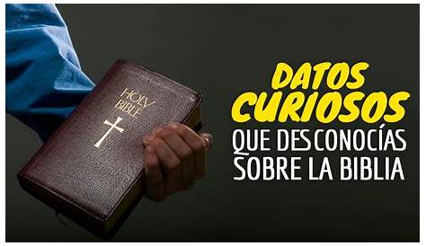 TOP10 Datos Curiosos de la Biblia Que No Sabías - YouTube