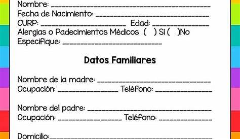 .Ficha de identificación del alumno DATOS DE IDENTIFICACIÓN DEL ALUMNO