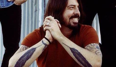 Feather Tattoo Dave Grohl