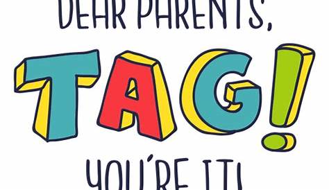 Dear Parents Tag You’re It Love Teachers SVG Premium Digital Files