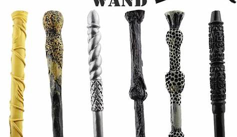 HP & the Deathly Hallows Death Eater Wand (swirl) - The Movie Store