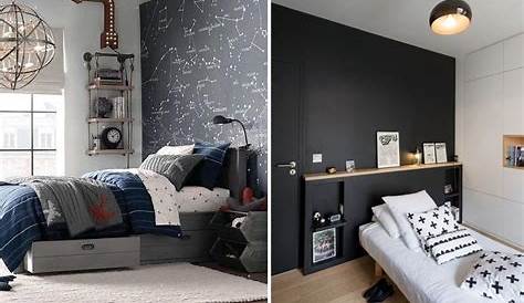 Deco Chambre Avec Un Mur Noir Décoration En Et Blanc. Picslovin