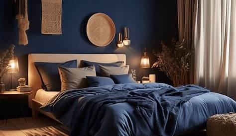 Deco Chambre Bleu Nuit Et Blanc 1001 + Exemples Impressionnants De La