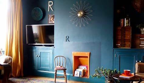 Deco Mur Bleu Paon Canard La Couleur Dont Tous Les Décorateurs