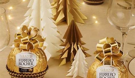 Deco Noel Ferrero Rocher Coffret Cadeau De Noël Avec (avec 4 Pièces