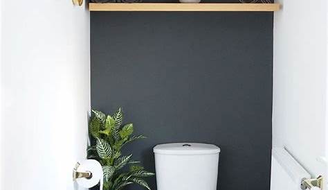 Deco Wc Mur Noir 24 Idées Pour Le Revêtement al De Ses Toilettes