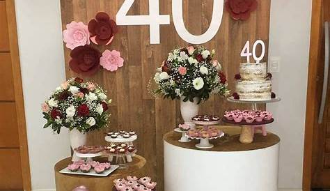Tema festa 40 anos Adult Party Decorations, Dinner Party Themes