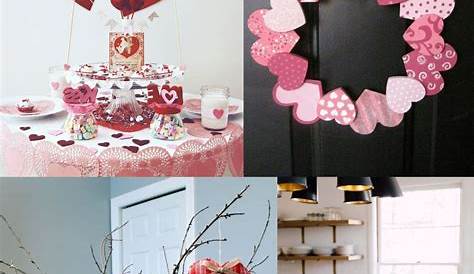 Decoración San Valentin ️ + De 50 Ideas Para Valentín Para Hacer