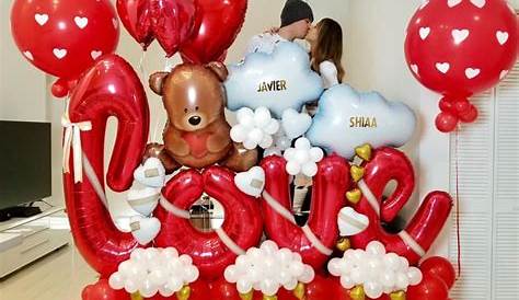 Decoración con globo para 14 de febrero | Ideas para San Valentin
