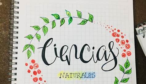 Cuaderno ciencias naturales | Portada de cuaderno de ciencias