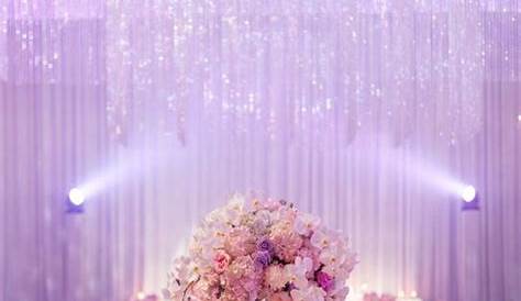 Quince Años en Lila Purple Wedding Reception, Purple Wedding Theme