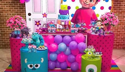 Fiesta Tematica De Monster Inc Para Niña - Niños Relacionados