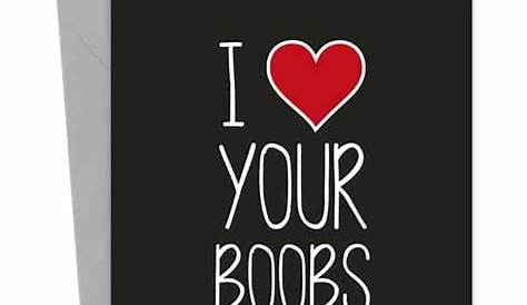Decorate Your Boobs Valentine I Love Flirty 's Day Card By Rich