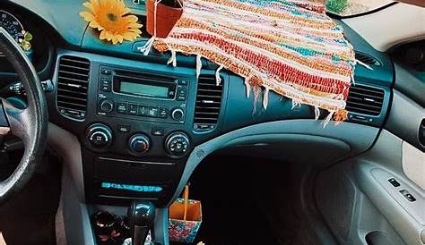 Decorated Hippie Car Interior
