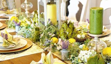 20+ Romantic Spring Dining Room Table Decoration You Must Try Easter