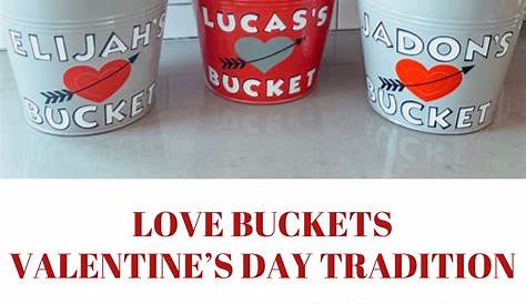 Decorating A 1 Gal.bucket For Valentines Day Vlentine's Dy Bucket Vinyl Projects