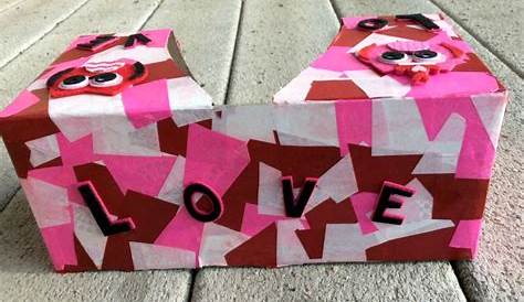Decorating A Tissue Box For Valentine's Day Vlentines Dy Ides Vlentines Dy