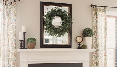Decorating The Fireplace For Spring