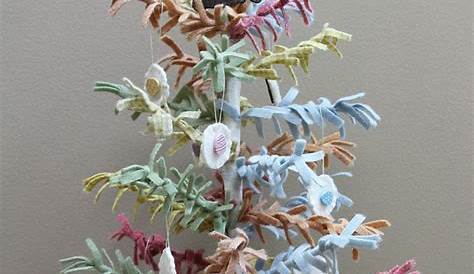 Decorating Wooly Trees For Spring