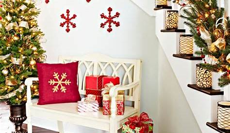 Decoration Maison Interieur Noel Noël Déco Escalier Ornements Magnifiques Pour L'intérieur