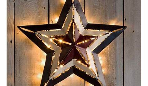 Wrought Iron Inspired Wall Hanging Star with Scrolls Multiple