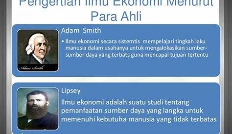 Definisi Ilmu Ekonomi Menurut Adam Smith - Terkait Ilmu